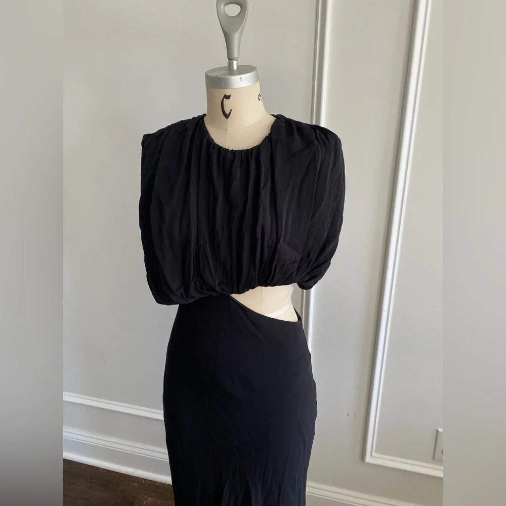 Anthropologie x Third Form - Overflow Drape MIDI Dress, size 6 - Picture 5 of 10